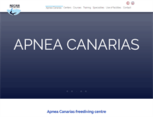 Tablet Screenshot of apneacanarias.com